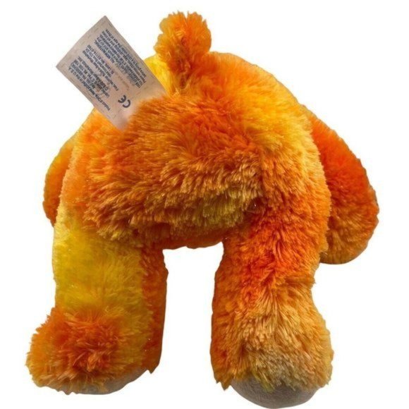 Build-A-Bear Autumn Fall Maple Leaf 16" Plush Sparkly Orange and Yellow - Picture 5 of 8